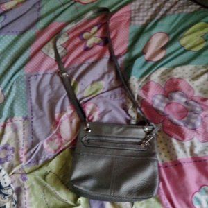 Silver  designer crossbody bag
